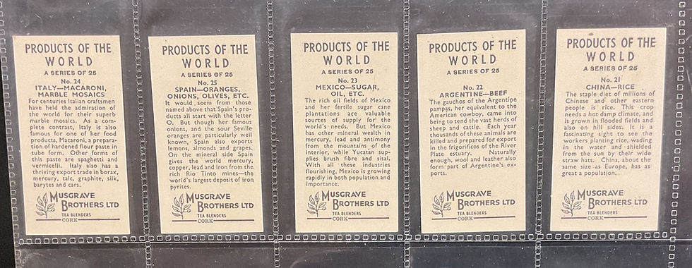 Thumbnail: Musgrave Tea Products Of The World Tea Cards