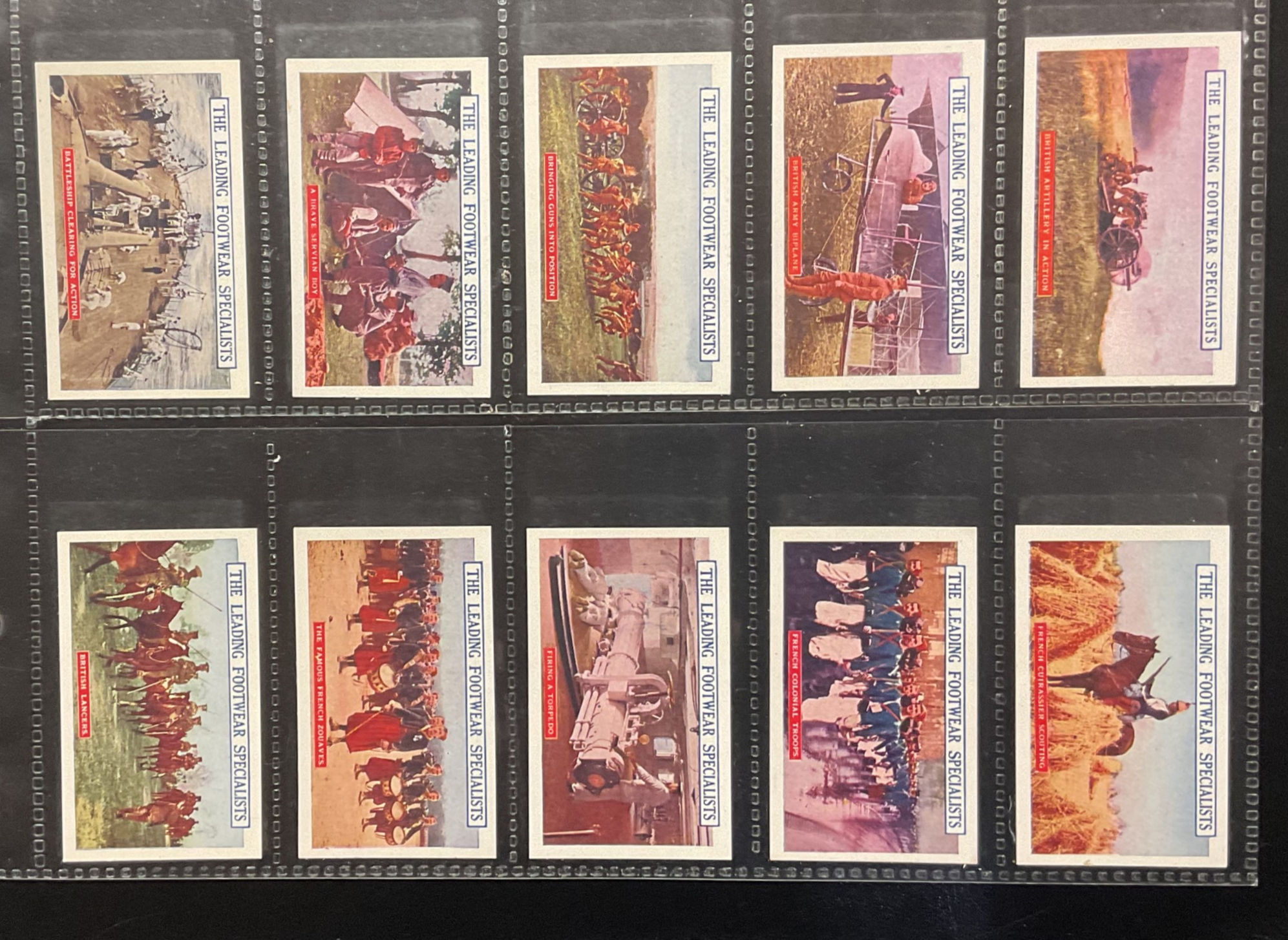 Cash & Co War Series Trade Cards