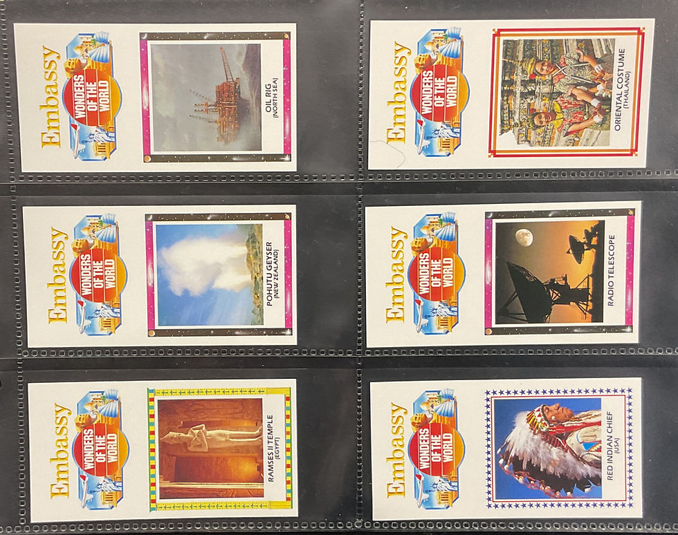 Thumbnail: Wills Embassy Wonders Of The World Cigarette Cards