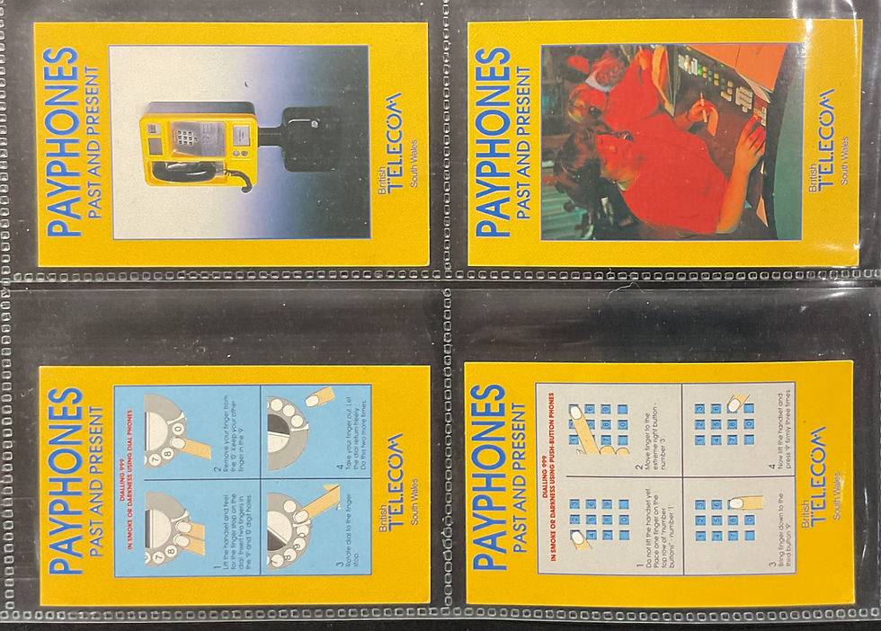 Thumbnail: South Wales Constabulary Payphones Trade Cards