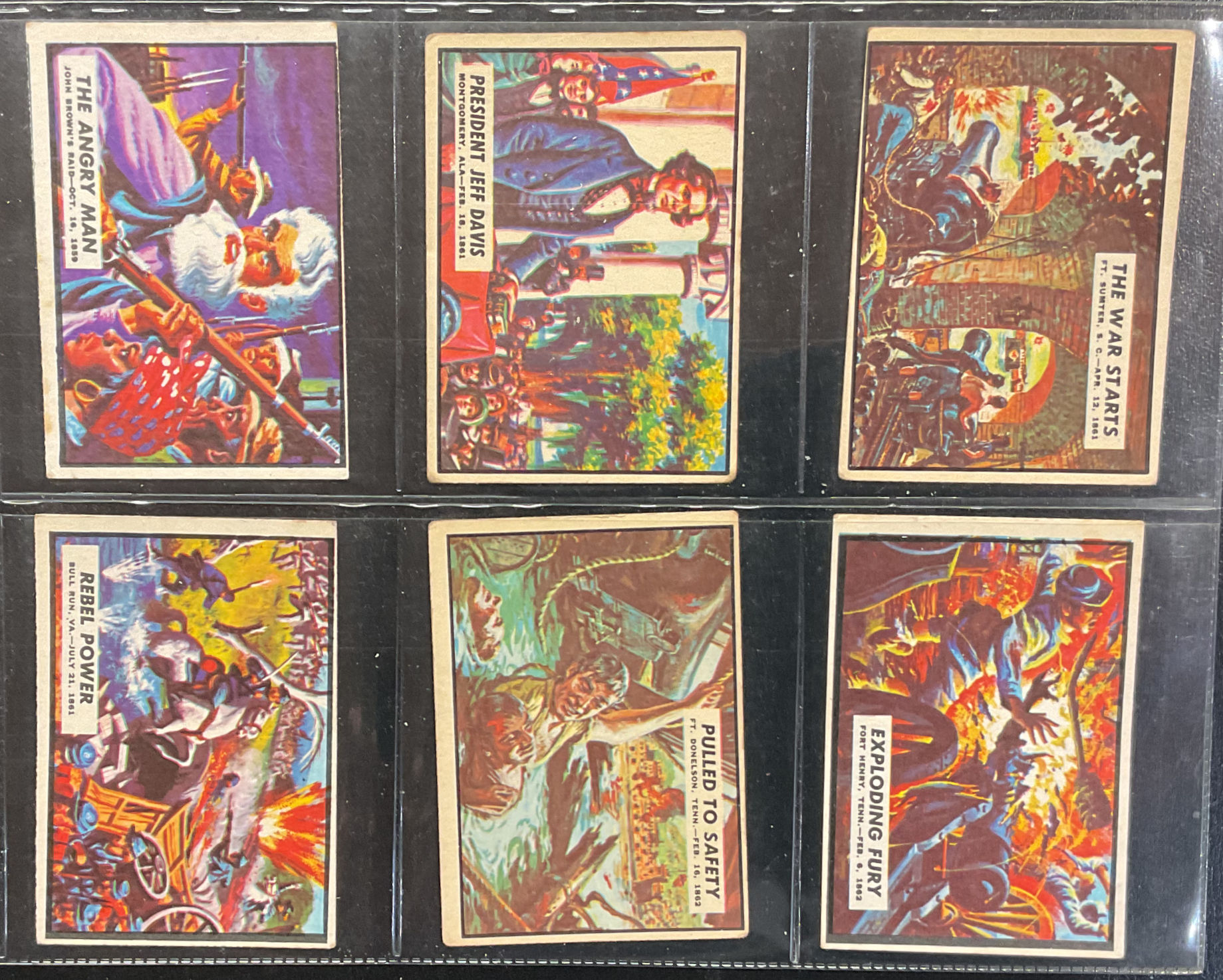 A&BC Gum Civil War News Bubblegum Cards