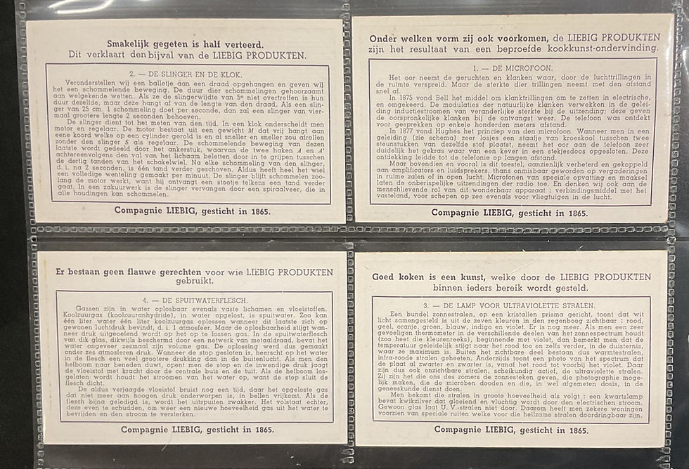 Thumbnail: Liebig Applications Of Science S1469 Trade Cards