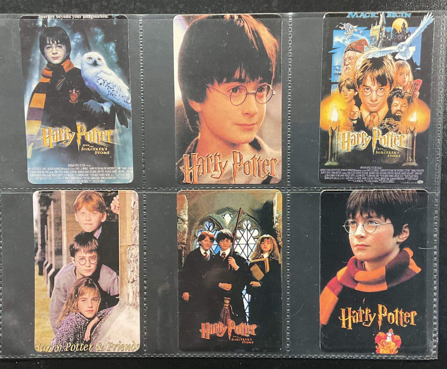 Warner Brothers Harry Potter Sorcerers Stone Trade Cards