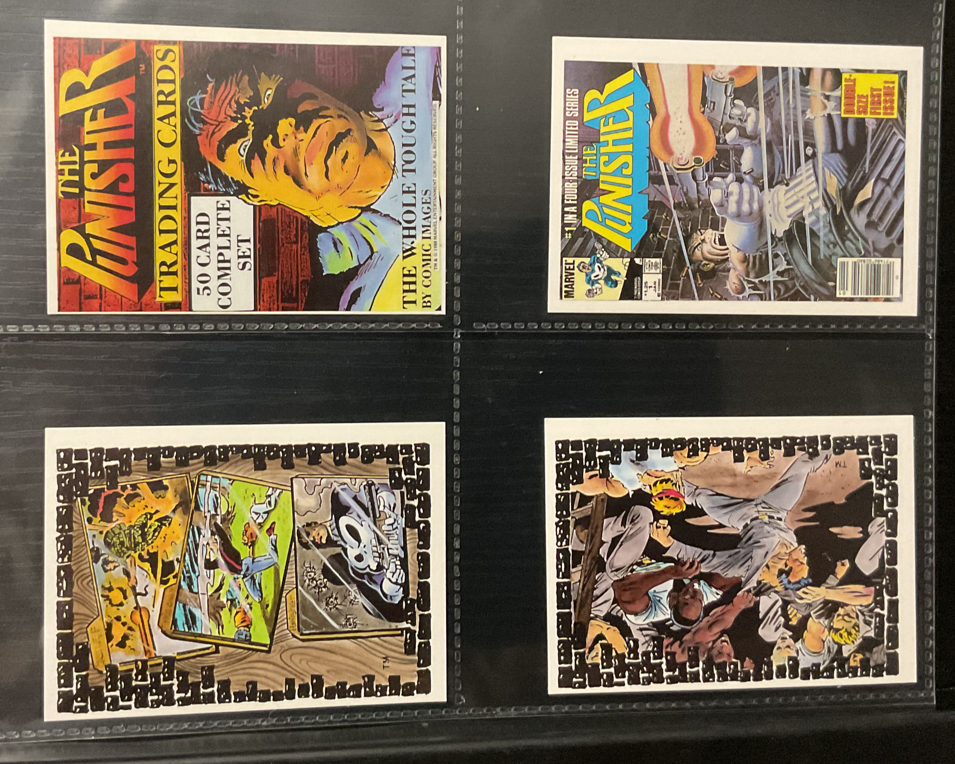 Marvel The Punisher Comic Images Trade Cards