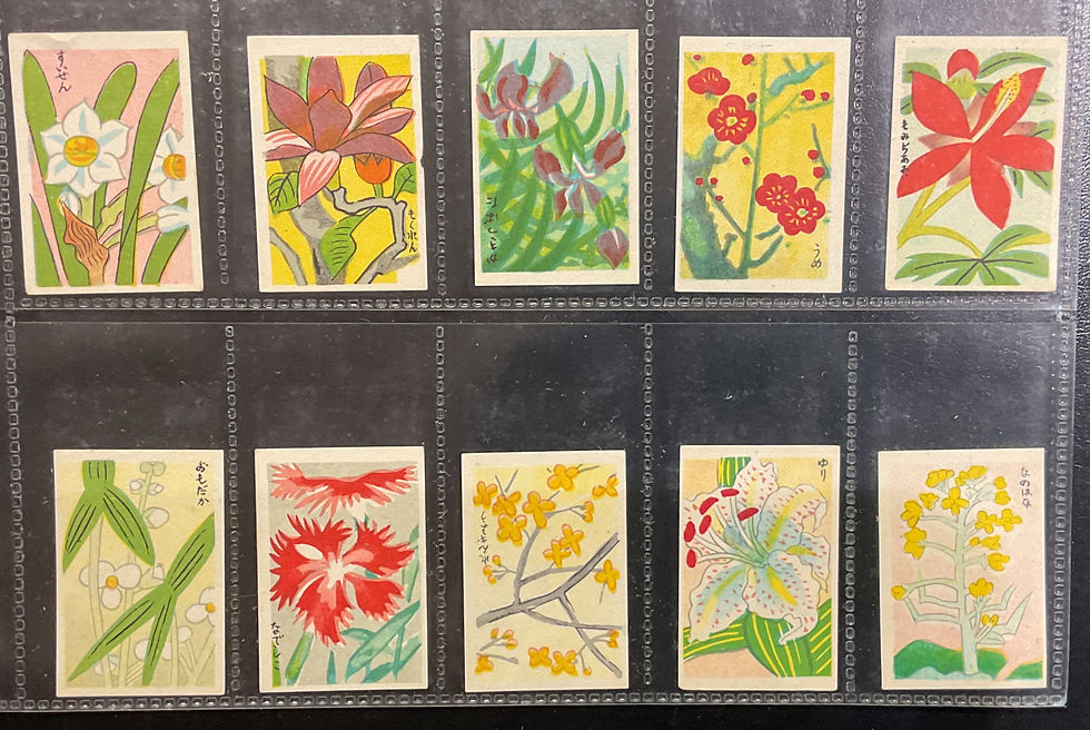 Thumbnail: Match Box Labels Flowers Chinese Issue Match Box Labels