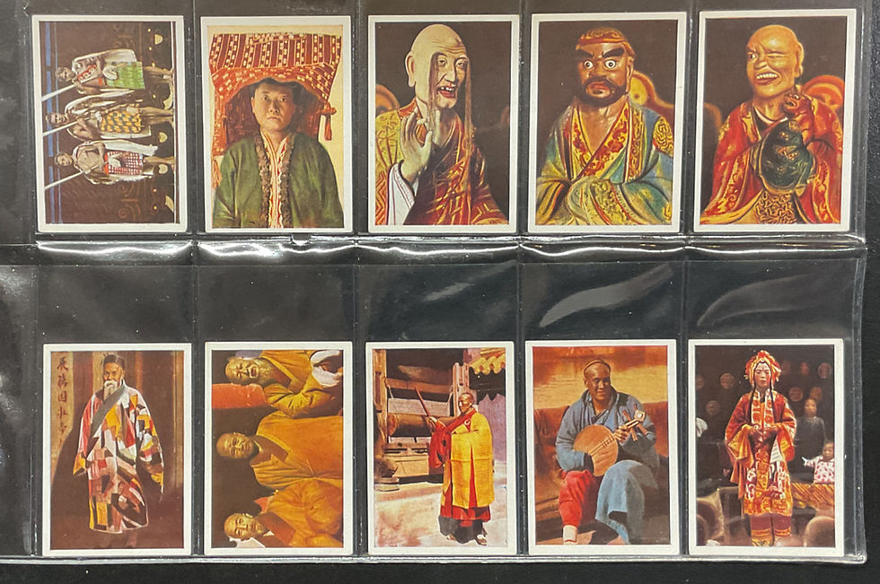 Thumbnail: Melachrino Peoples Exotiques Series 3 Swiss Issue Cigarette Cards
