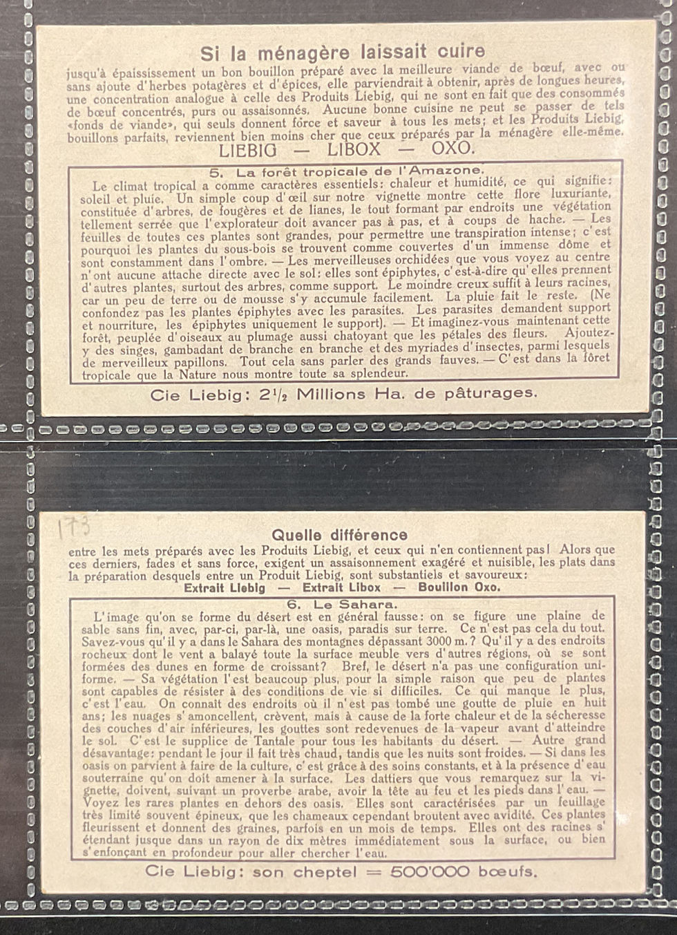 Thumbnail: Liebig Climate And Vegetation S1277 Trade Cards