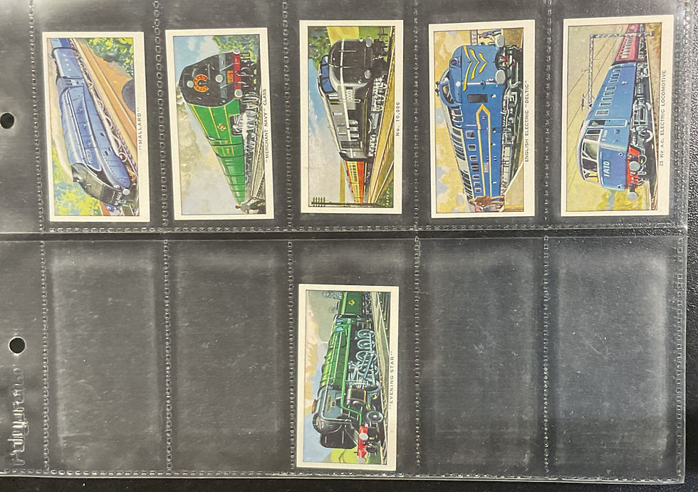 Thumbnail: Kelloggs The Story Of The Locomotive Cereal Cards
