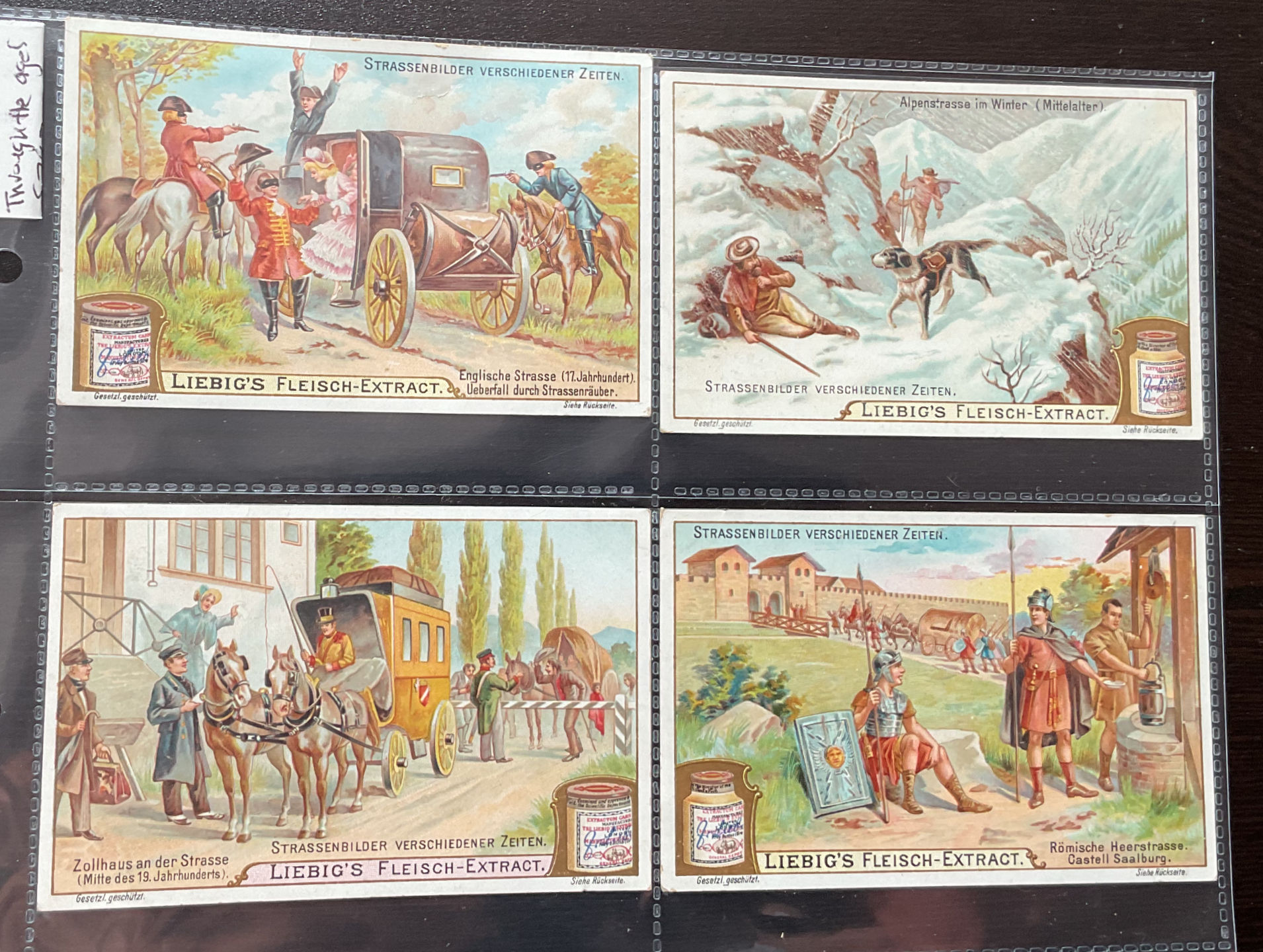 Liebig Modes Of Transport S797 Trade Cards