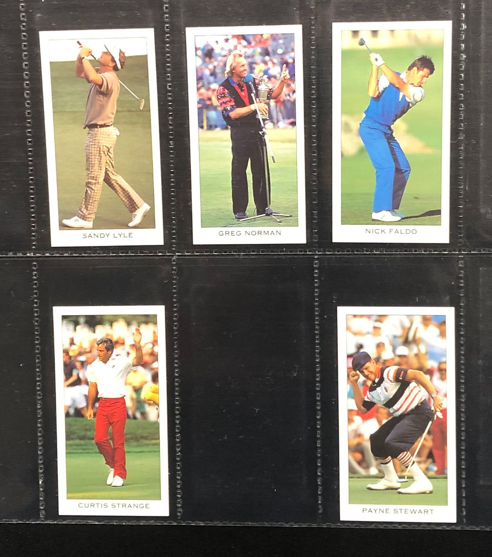 Thumbnail: Dormy Golf The Modern Era Trade Cards