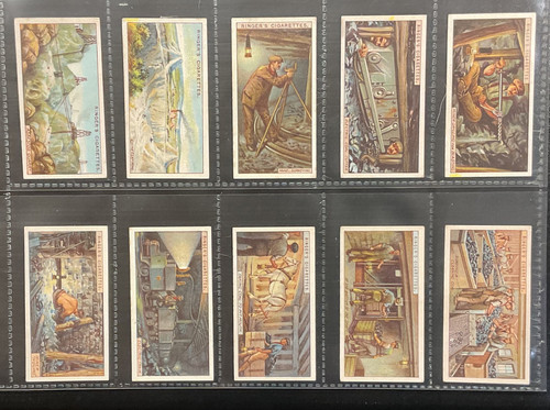 Edwards Ringer & Bigg ERB Mining Cigarette Cards | JSCards