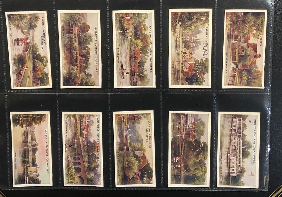 Thumbnail: Lambert & Butler The Thames From Lechlade To London Cigarette Cards