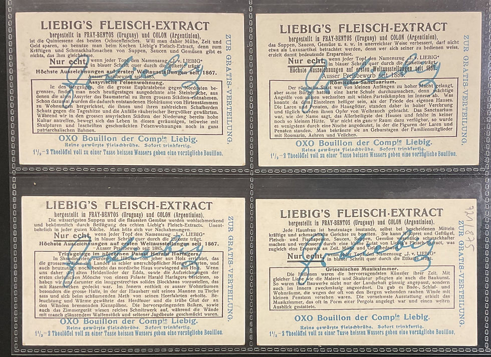 Thumbnail: Liebig Ancient Dwellings S875 Liebig Cards
