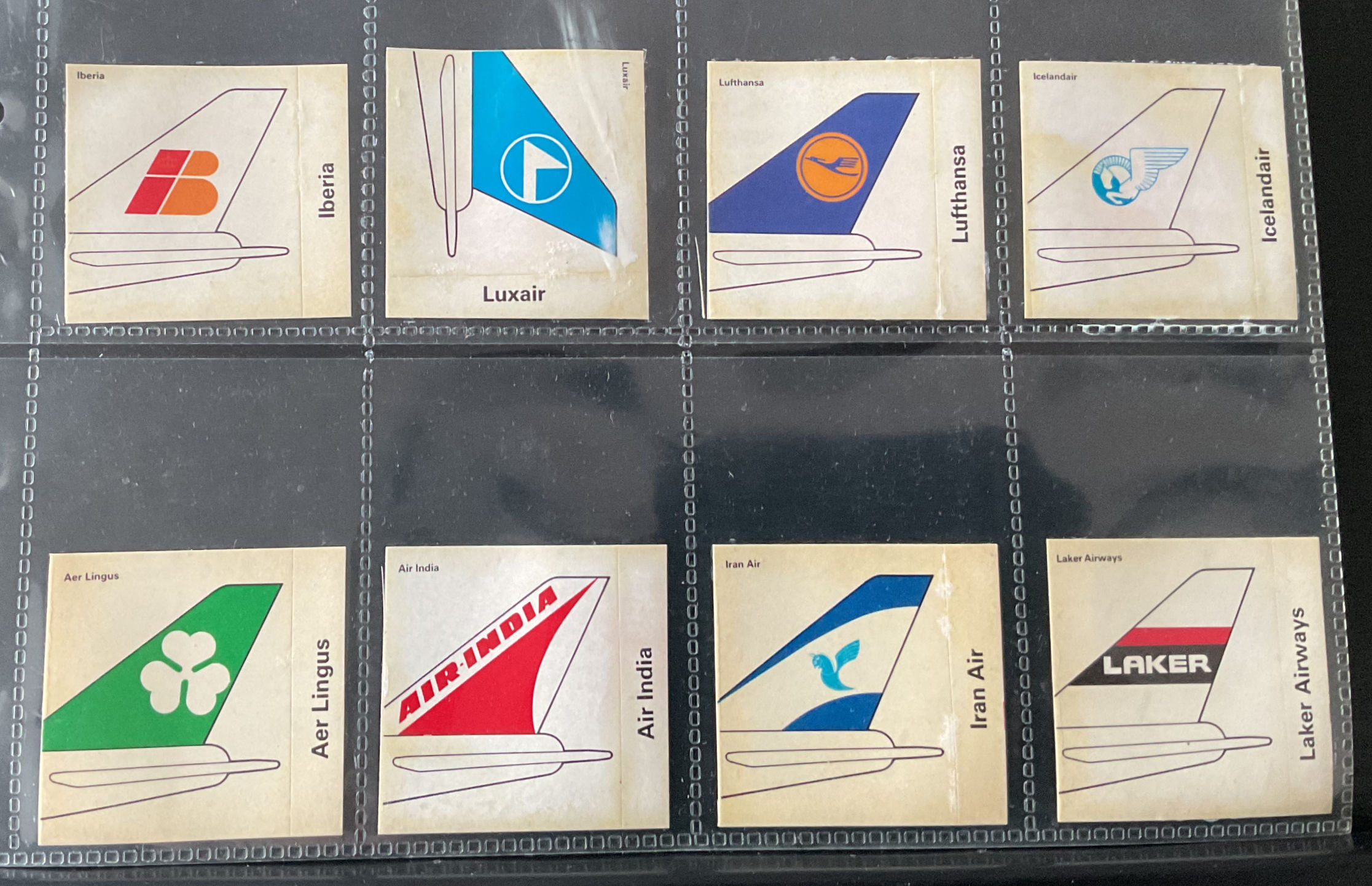 Anonymous Airline Insignias Aircraft Trade Cards