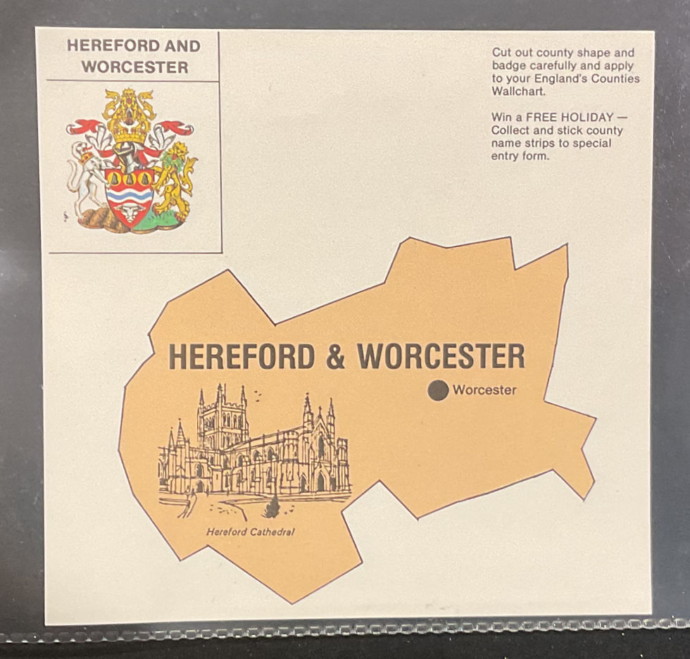 Thumbnail: Anonymous Maps And Badges Of English Counties Trade Cards