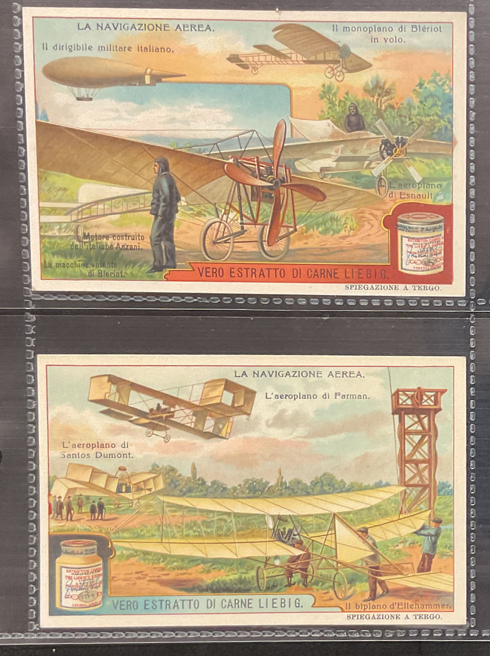 Thumbnail: Liebig Aerial Navigation S1025 Trade Cards