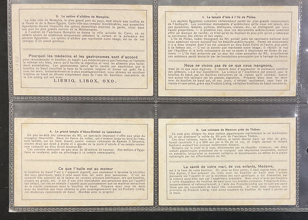Thumbnail: Liebig Ancient Egyptian Monuments S1248 Liebig Cards