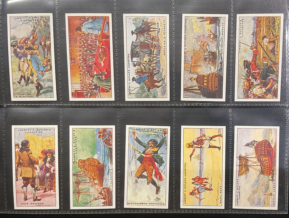 Thumbnail: Lambert & Butler Pirates & Highwaymen Reproduction Cigarette Cards