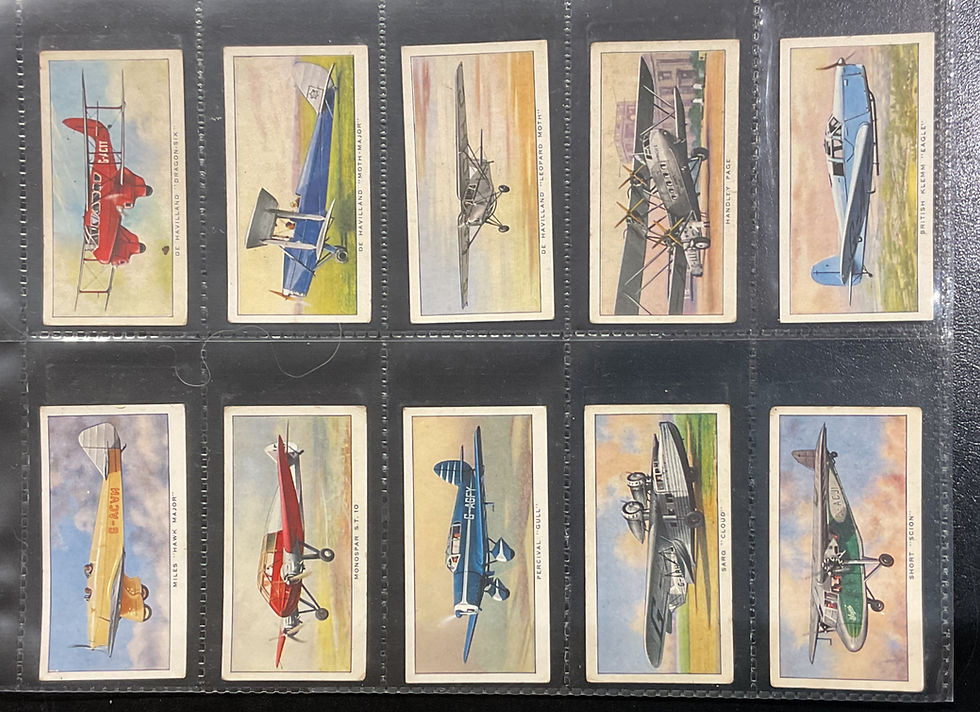 Thumbnail: British American Tobacco B.A.T. Aeroplanes Of Today Cigarette Cards
