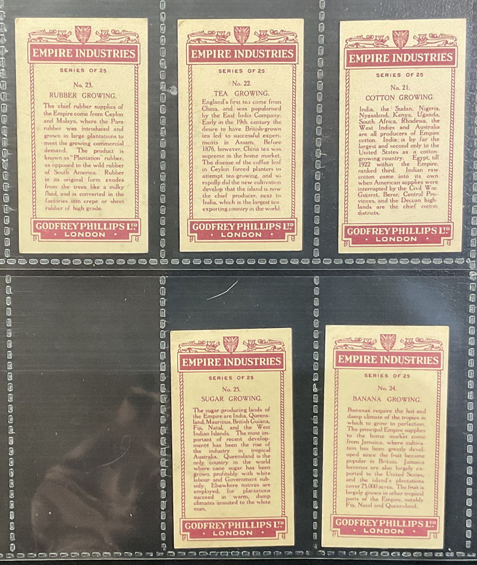 Thumbnail: Phillips Empire Industries Cigarette Cards