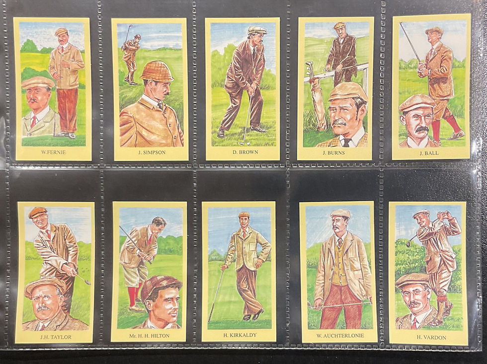 Thumbnail: Gallery Of Legends The British Open Golf Collection Trade Cards