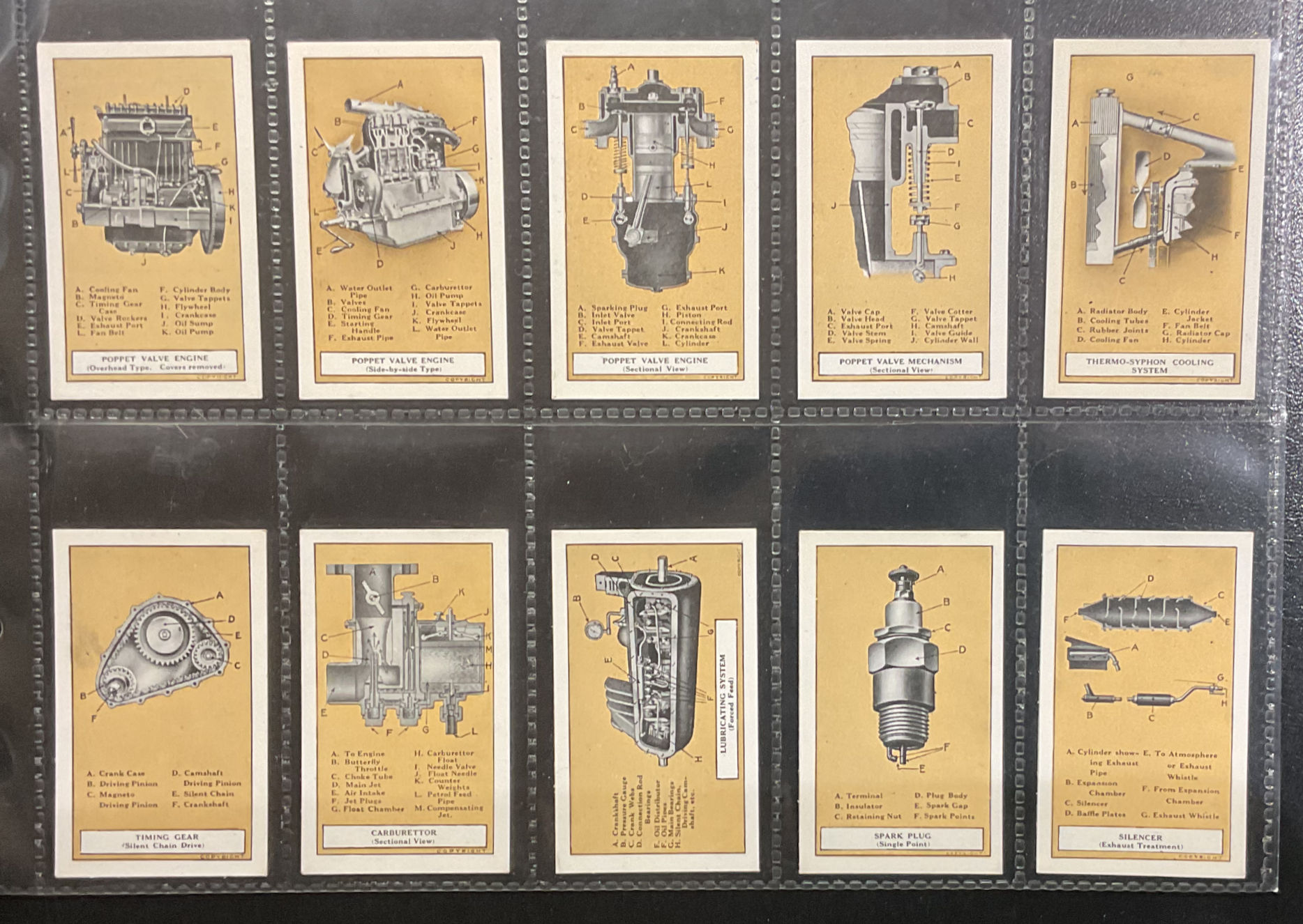 Morris Motor Series Cigarette Cards