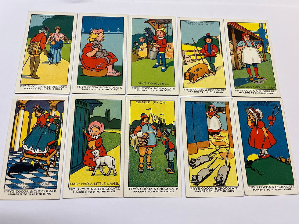 Thumbnail: Fry's Nursery Rhymes Confectionary Cards