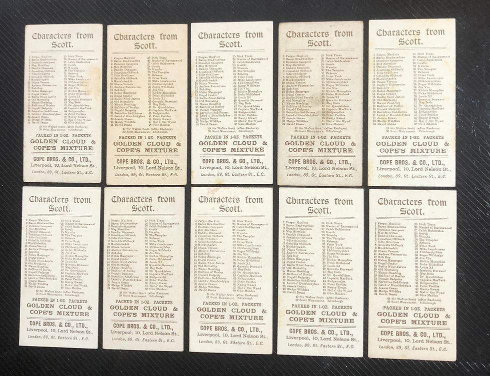 Thumbnail: Cope Characters From Scott Cigarette Cards