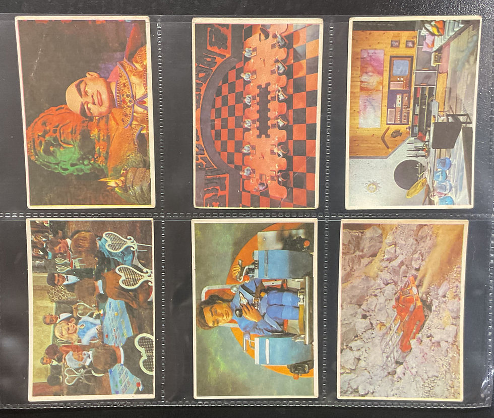 Thumbnail: Somportex Gum Thunderbirds Coloured Bubblegum Cards