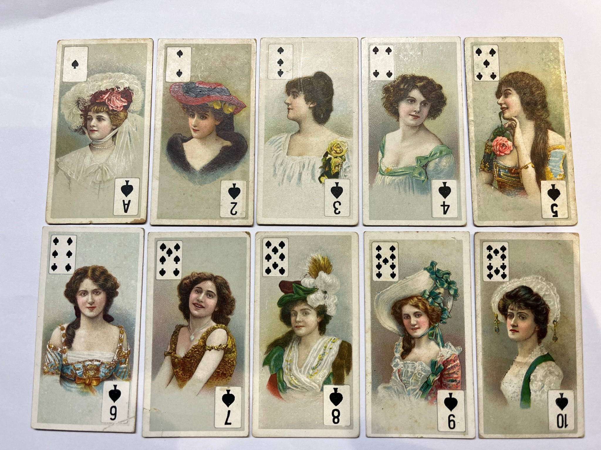 British American Tobacco B.A.T Beauties Tobacco Leaf Back Cigarette Cards
