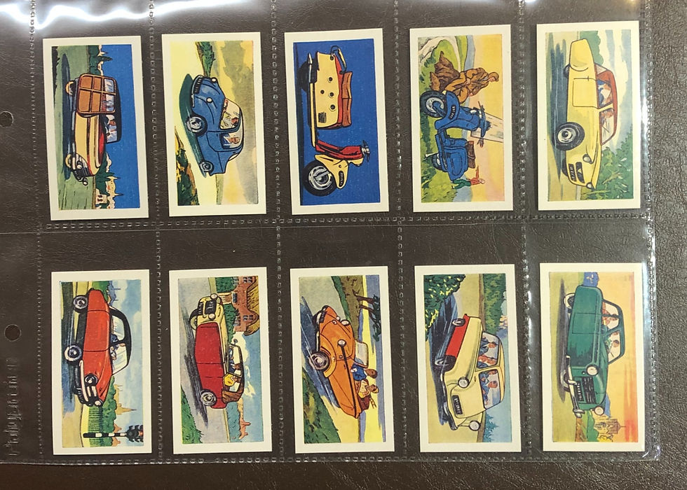 Thumbnail: Ewbanks Miniature Cars & Scooters Confectionary Cards