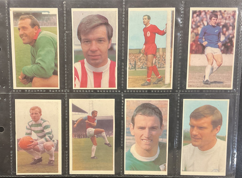 Thumbnail: Thomson World Cup Stars Football Trade Cards