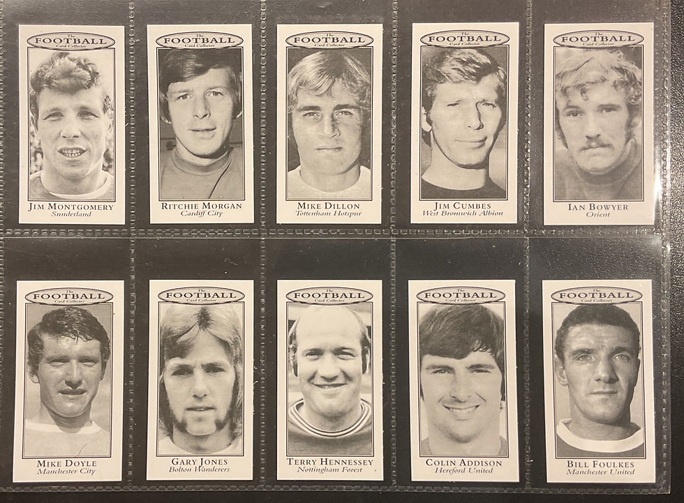 The Football Card Collector Footballers Of The 60's 2nd Series Trade Cards