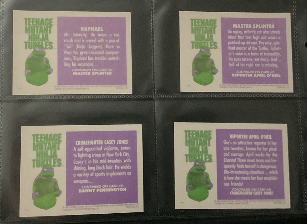 Thumbnail: Topps Teenage Mutant Ninja Turtles Bubblegum Cards