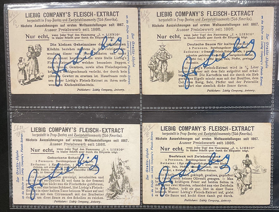 Thumbnail: Liebig Famous Words Of Schiller And Goethe S621 Liebig Cards