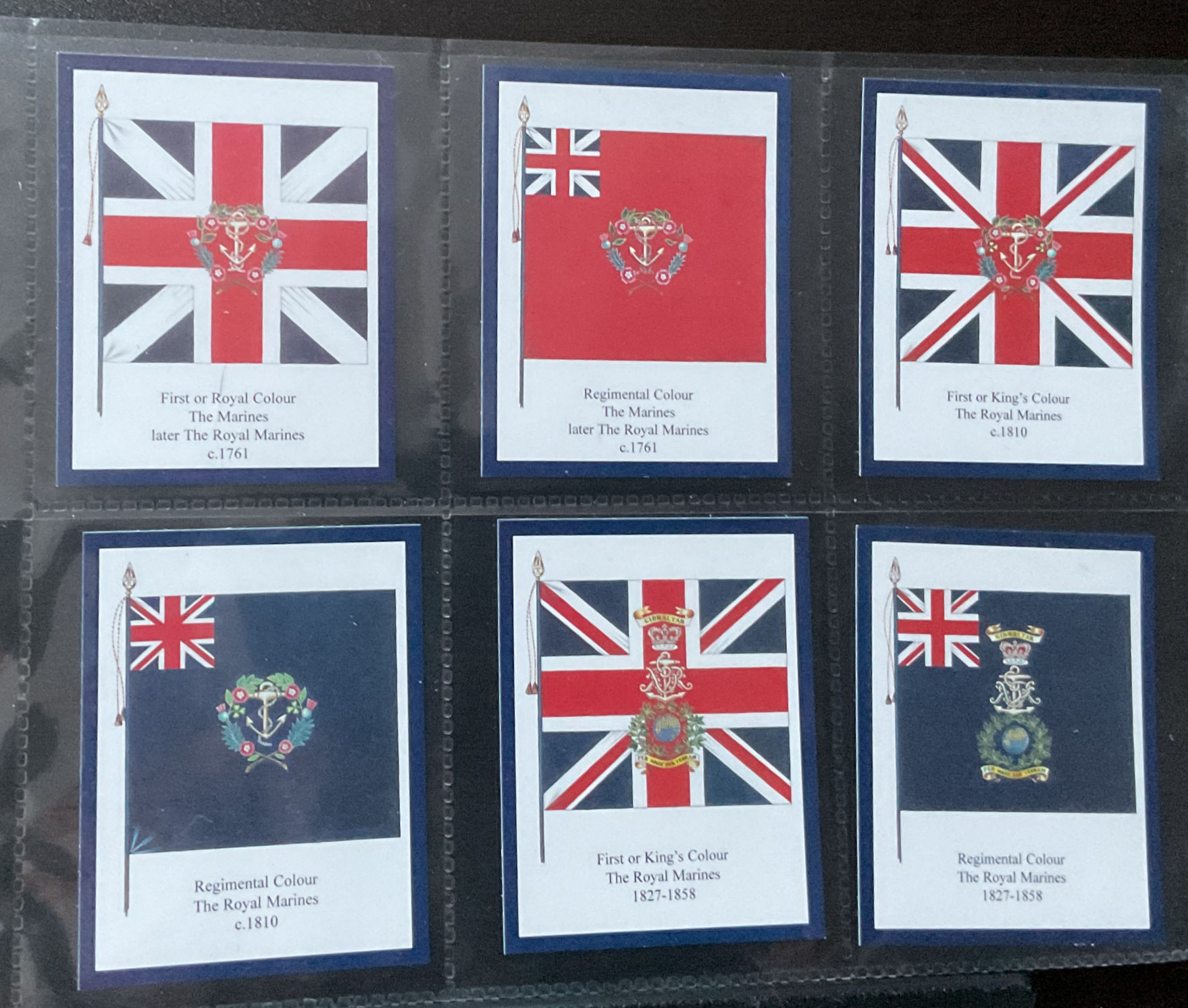 David Hunter Regimental Colours The Royal Marines 2nd Series Trade Cards