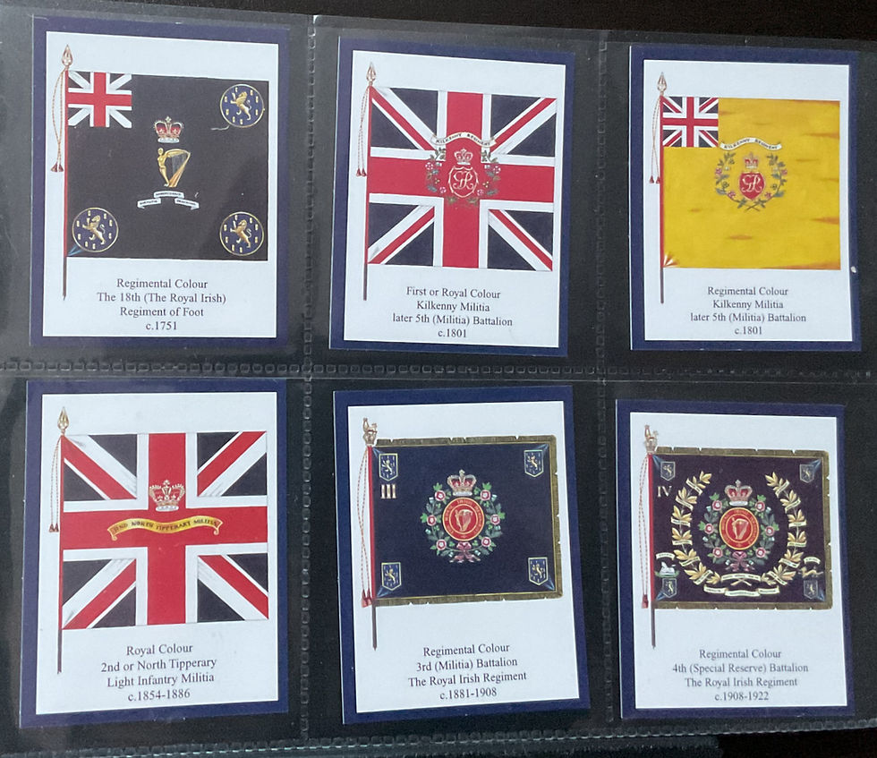 David Hunter Regimental Colours The Royal Irish Regiment 1st Series Trade Cards