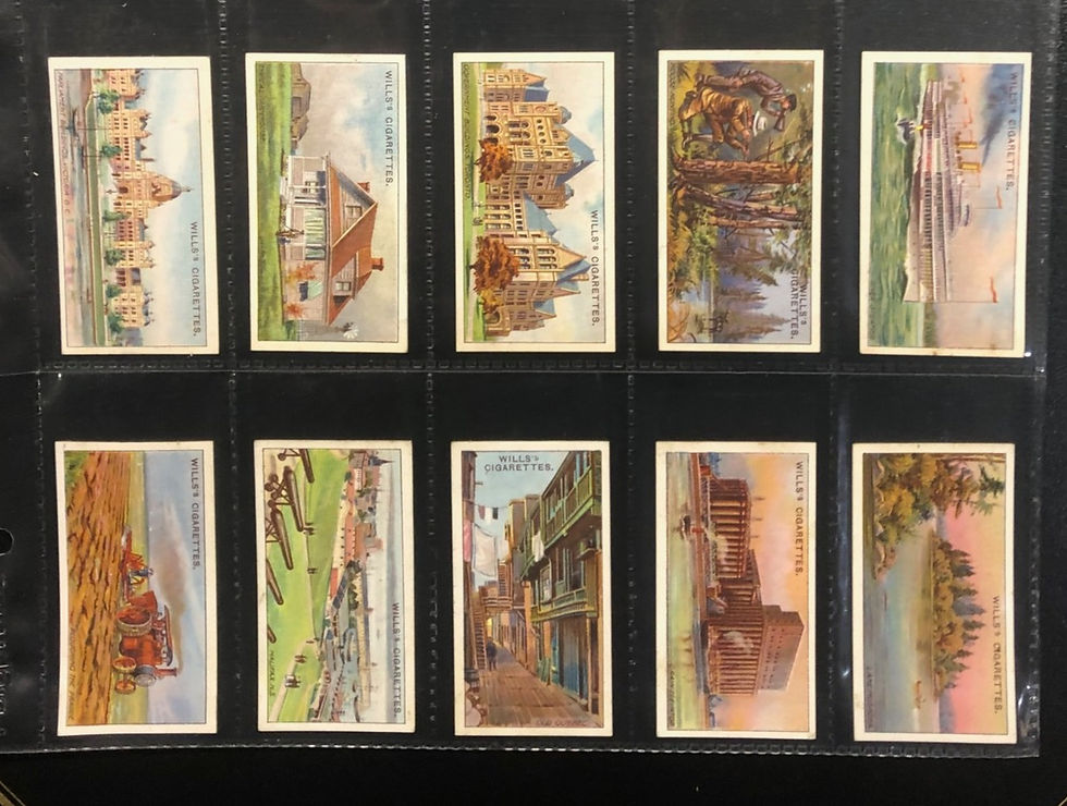 Thumbnail: Wills Overseas Dominions Canada Cigarette Cards