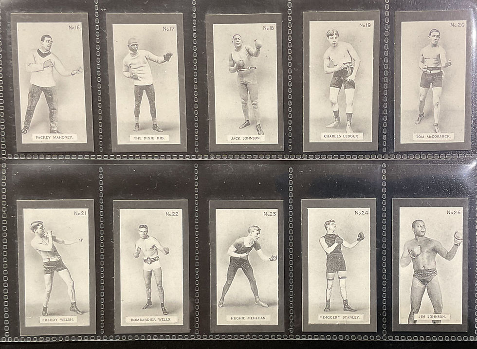 Thumbnail: Hudden Famous Boxers Reproduction Cigarette Cards