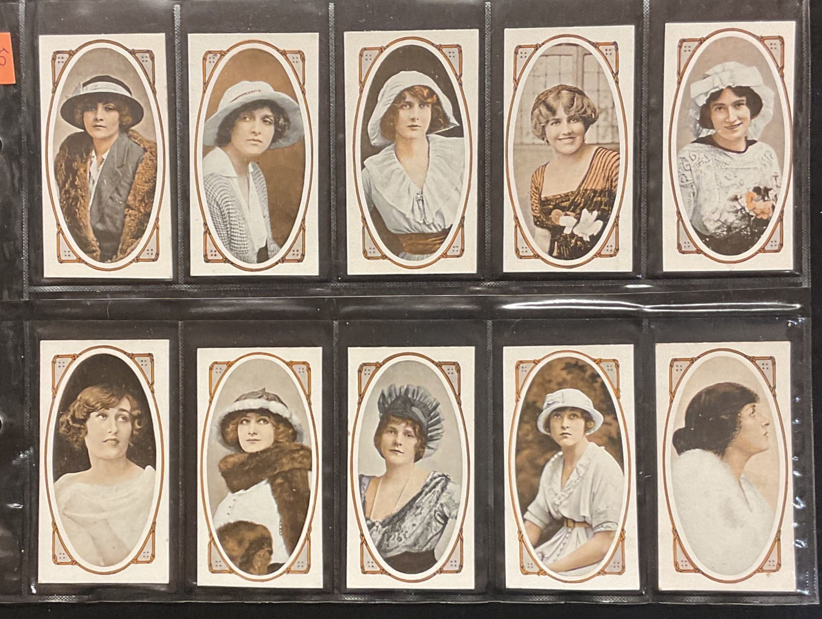 Continental Cigarette Factory Charming Portraits Club Mixture Cigarette Cards