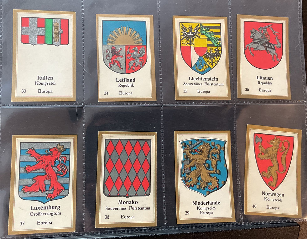 Thumbnail: Abdulla Landerwappen Sammlung German Issue Cigarette Cards