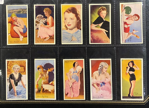 carreras cigarette cards film stars Carreras Famous Film Stars Cigarette Cards