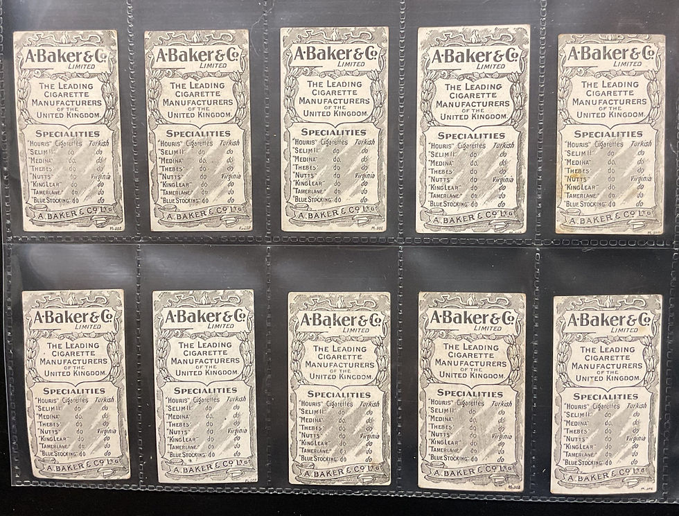 Thumbnail: A Baker & Co Actresses Hagg Cigarette Cards
