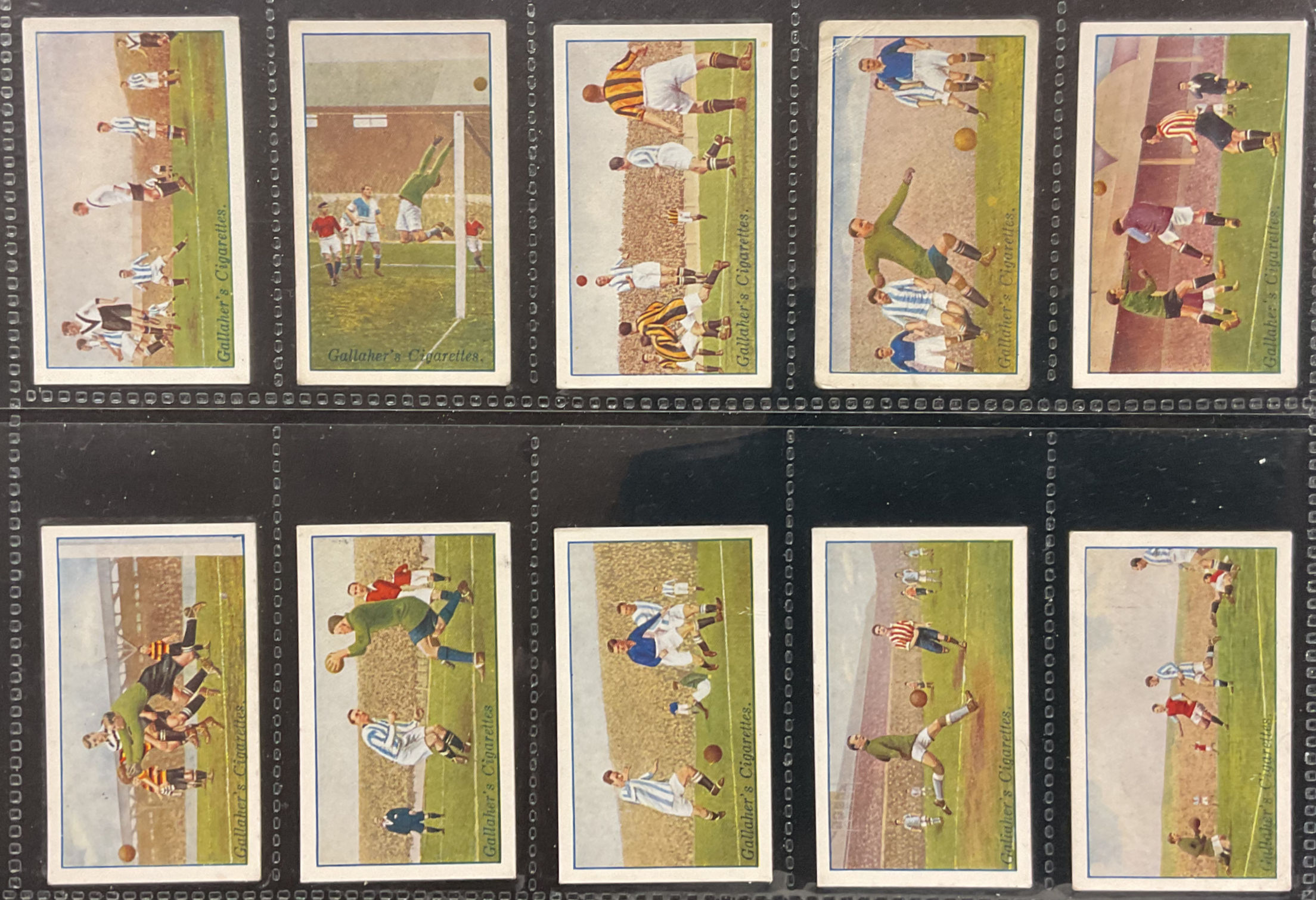 Gallaher Famous Footballers Red Back Cigarette Cards