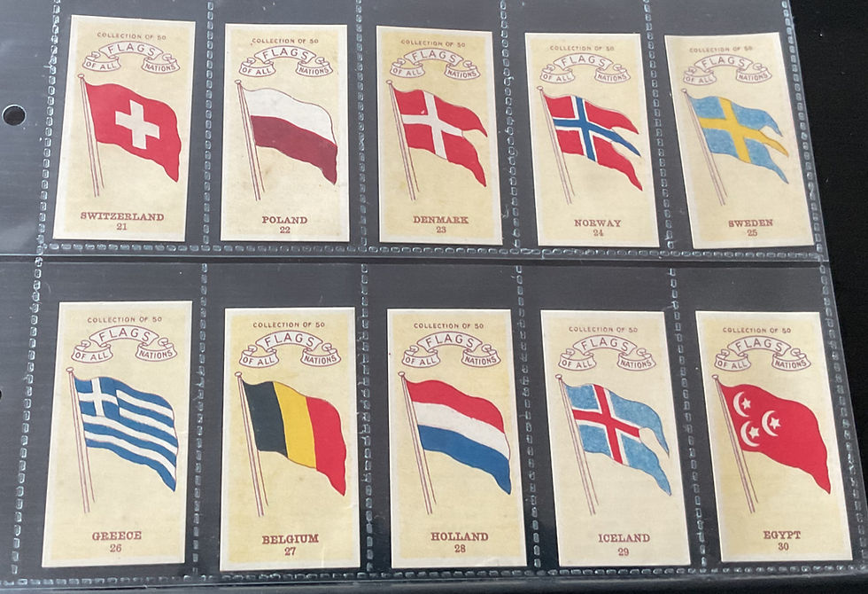 Thumbnail: Nugget Polish Flags Of All Nations Trade Cards