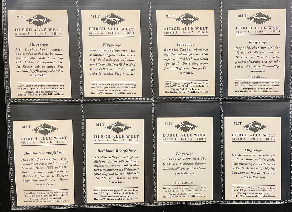 Thumbnail: Trumpf Throughout The World German Confectionary Cards