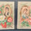 Thumbnail: Calendar Beauties with Flowers French Trade Cards