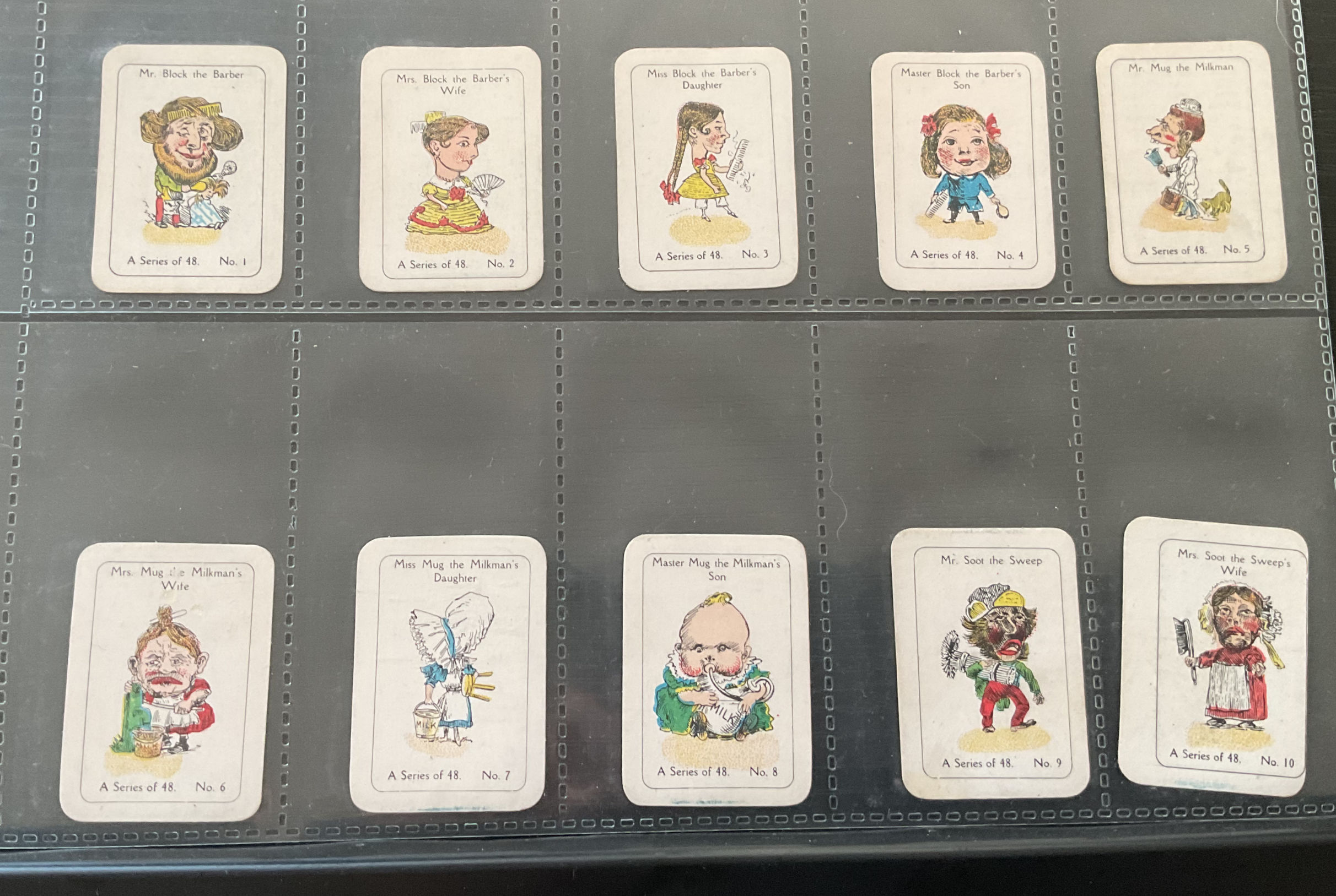 Alfred Bird Happy Families Trade Cards