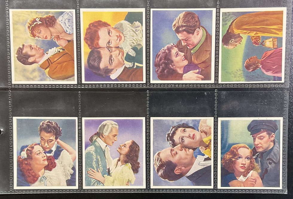 Thumbnail: Phillips Famous Love Scenes Cigarette Cards