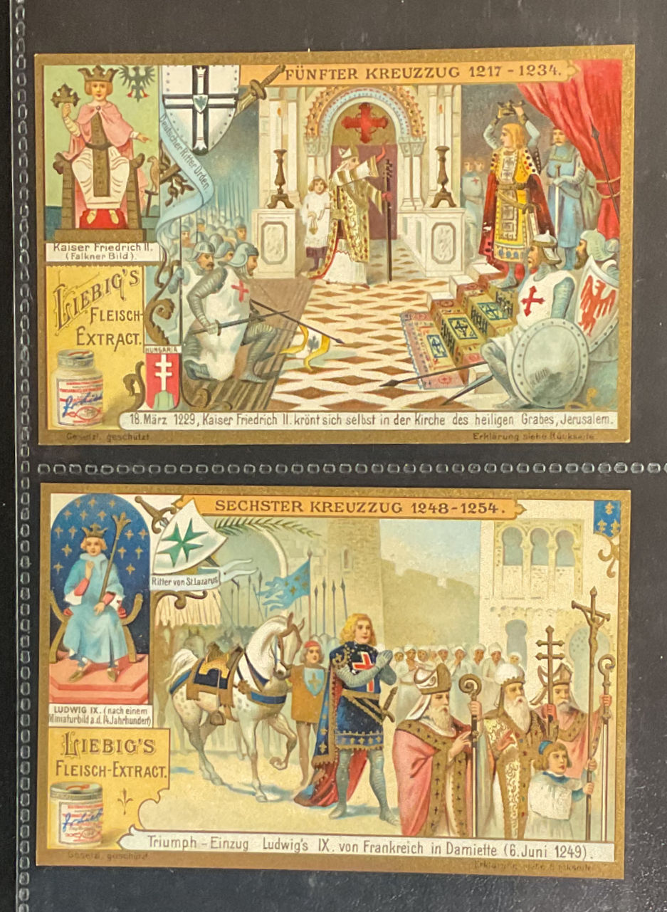 Thumbnail: Liebig The Crusades 111 S811 Trade Cards